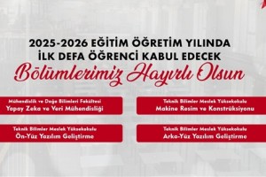 Samsun Üniversitesinde “Yapay Zekâ ve Veri Mühendisliği” Bölümü Açılıyor 
